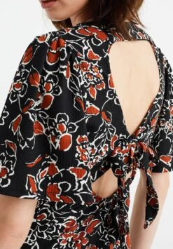 WE FASHION Met Dessin - Robe En Jersey - Black -Stradivarius Soldes c7ba91fe30e746dcb1eae67713393c9d