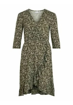 Vila 3/4-Ärmeliges - Robe De Jour - Forest Night -Stradivarius Soldes c8deec89025f4eaea3b94e2f11d22072