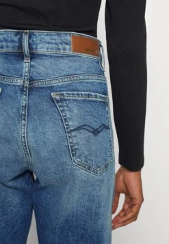 Replay Marty Pants - Jean Boyfriend - Blue Denim -Stradivarius Soldes ca7ea23593c44b9993d385d42c0f80cb