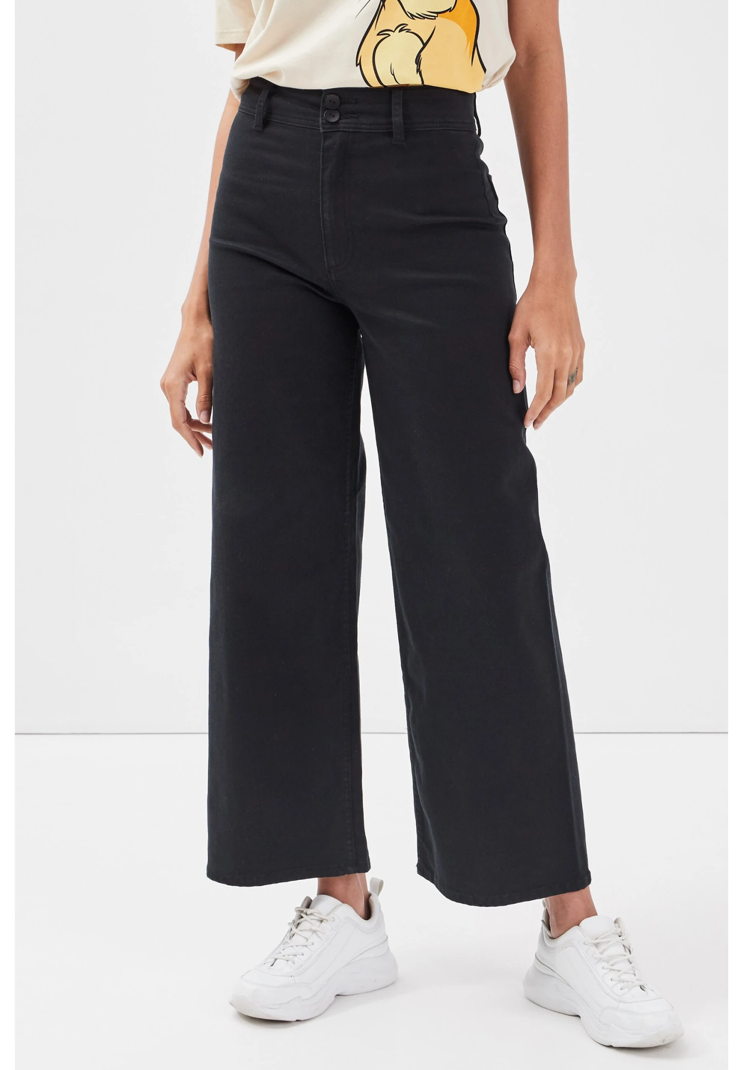 Mit Weitem Bein - Jean Flare - Noir 6 Mit Weitem Bein - Jean Flare - Noir – Image 4