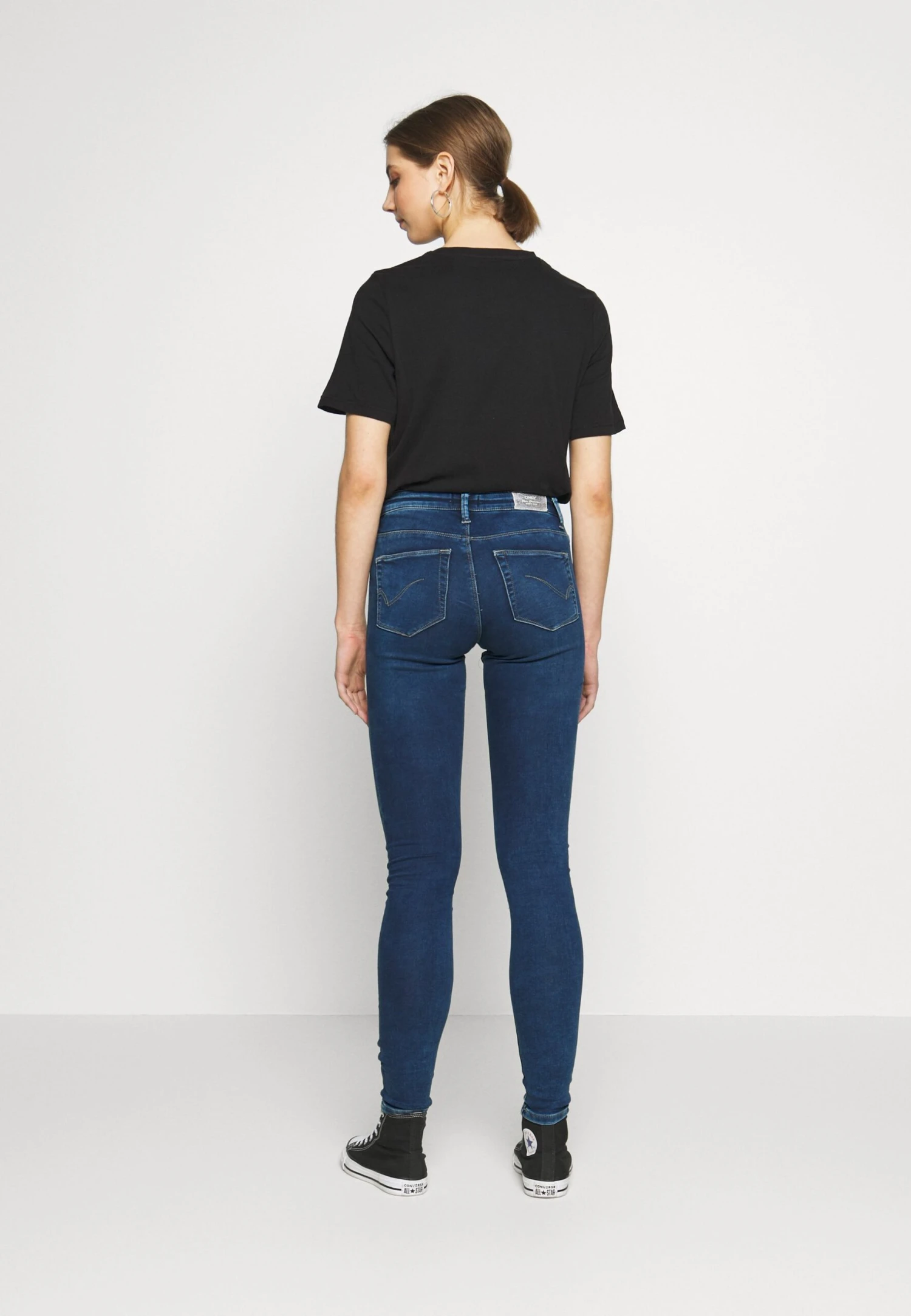 ONLY Onlcarmen Jog - Jeans Skinny - Dark Blue Denim 5 ONLY Onlcarmen Jog - Jeans Skinny - Dark Blue Denim – Image 3