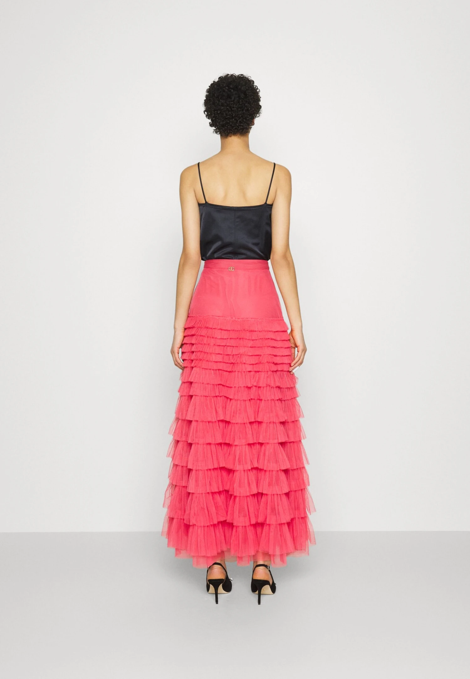 TWINSET Skirt - Jupe Longue - Holly Berry 5 TWINSET Skirt - Jupe Longue - Holly Berry – Image 3