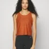 Nike Performance Crop Tank - Débardeur - Dark Russet