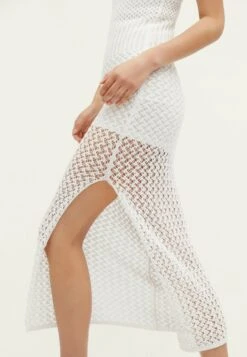 Stradivarius Strappy - Robe Longue - White -Stradivarius Soldes d00886a72d794e60bdc6122f2b671639