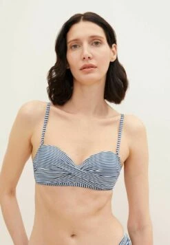 Tom Tailor Gestreiftes - Haut De Bikini - French Navy