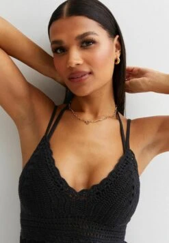 New Look Crochet Frill Mini - Accessoire De Plage - Black -Stradivarius Soldes d1e5ffbe86204cc4a82f9de353fac74b