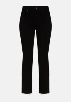 7 For All Mankind Crop - Jean Droit - Black -Stradivarius Soldes d3f4cc3b7207437e835717aa9f7747db