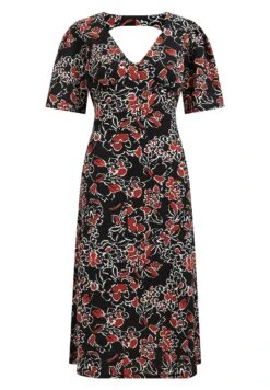 WE FASHION Met Dessin - Robe En Jersey - Black -Stradivarius Soldes d45598d46bdd48c4a49537514c6edaa9
