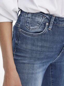 ONLY Onlforever High Life - Jeans Skinny - Medium Blue Denim -Stradivarius Soldes d6ab61e7c86e40a9b365bf380134b4be