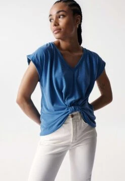 Regular - T-Shirt Basique - Blau