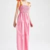 DeFacto Tiered - Robe Longue - Pink -Stradivarius Soldes d884c50f99504b688fe808d88b948002