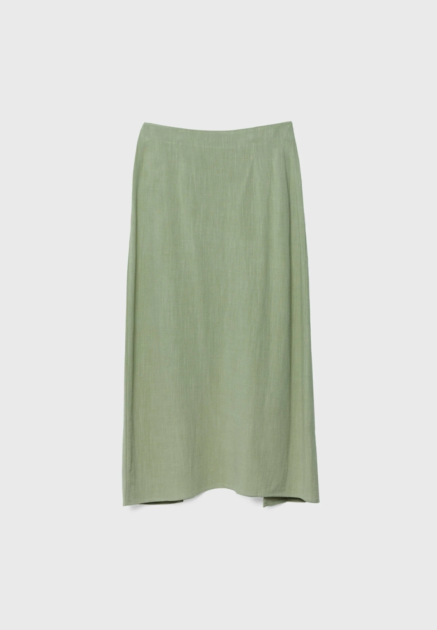 Stradivarius Rustic Midi - Jupe Portefeuille - Light Green 9 Stradivarius Rustic Midi - Jupe Portefeuille - Light Green – Image 7