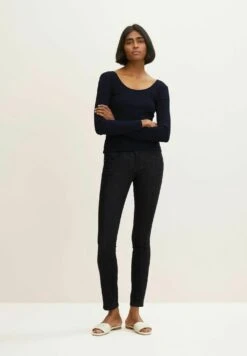 Tom Tailor Alexa - Jeans Skinny - Clean Rinsed Blue Denim