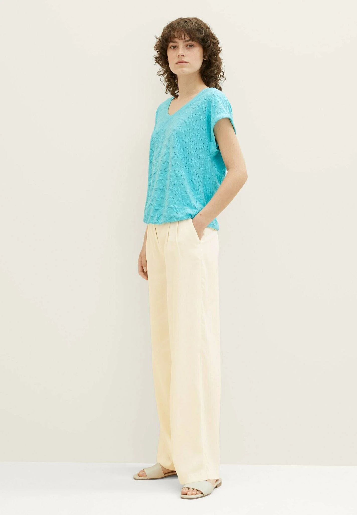 Tom Tailor T-Shirt Basique - Teal Radiance 4 Tom Tailor T-Shirt Basique - Teal Radiance – Image 2