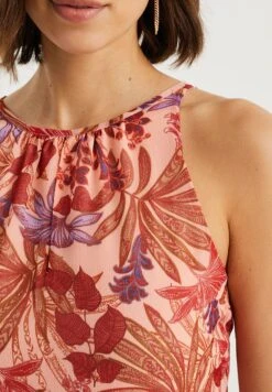 WE FASHION Met Dessin - Robe Longue - Pink -Stradivarius Soldes dbda1caaef514ea18d06d434f7bcb535