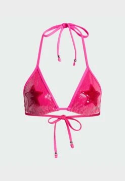 Adidas Originals Ivy Park Sequin Triangle - Haut De Bikini - Shock Pink -Stradivarius Soldes dd48917339aa4616b12e10b2f5f36c9d