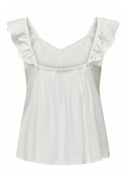 ONLY Gerüschtes - Blouse - Cloud Dancer -Stradivarius Soldes e021ffd1609f43e6898f33c8cdff1fb3