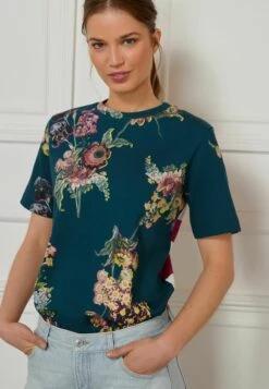 Floral Stripe Printed Standard - T-Shirt Imprimé - Preen X Next