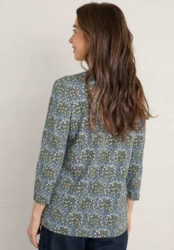 Gypsophilia - T-Shirt À Manches Longues - Espalier Trees Cornflower -Stradivarius Soldes e1984c8d5e9140eeaf666792dd542a17