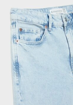 Stradivarius Vintage - Jean Droit - Blue Denim -Stradivarius Soldes e2dc6cccf3bd42c8a72aca85a8051874