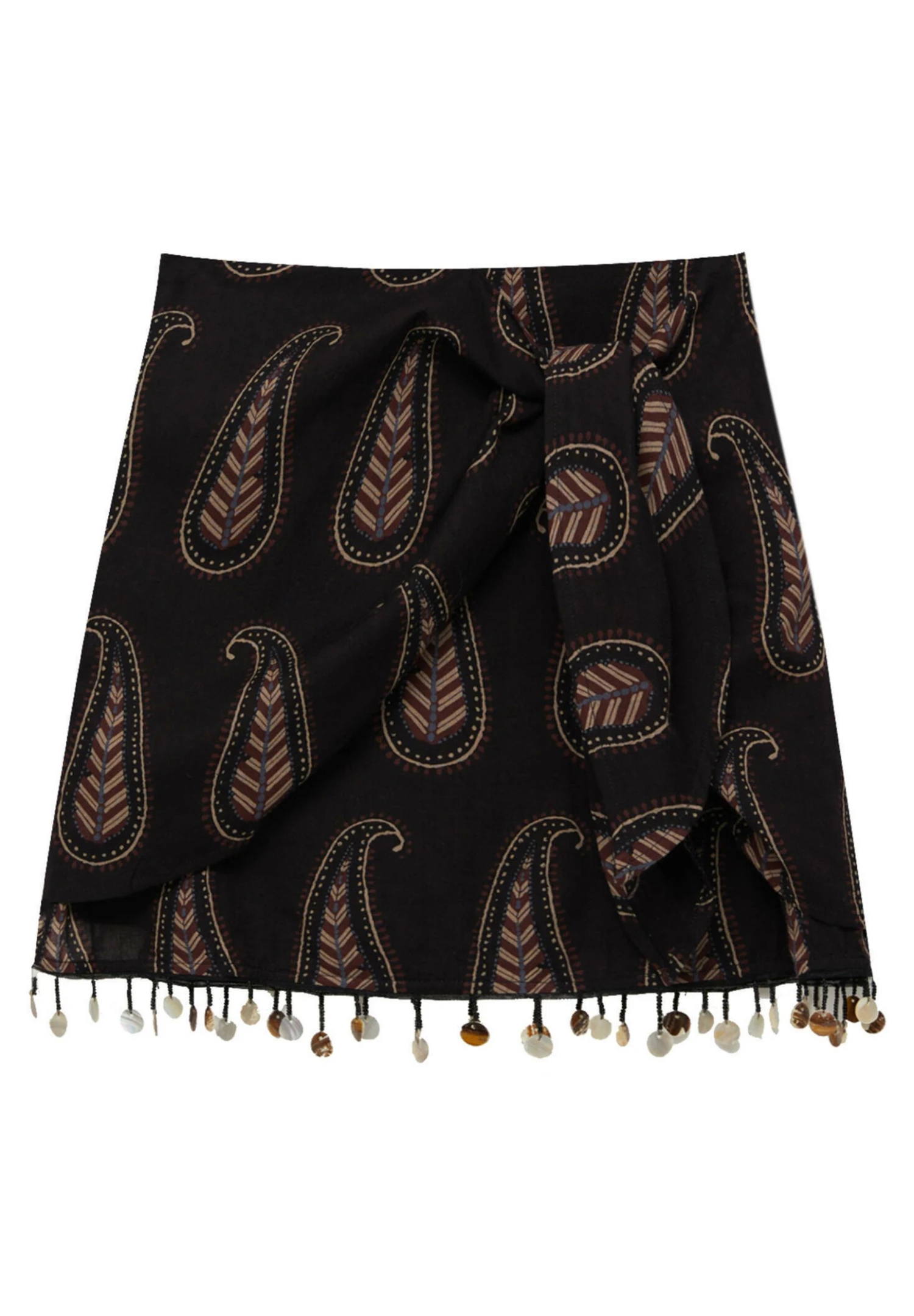 PULL & BEAR Mirrored - Jupe Trapèze - Black 10 PULL & BEAR Mirrored - Jupe Trapèze - Black – Image 8