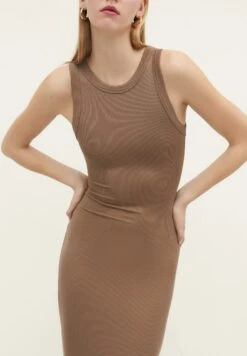 Stradivarius Midi - Robe Fourreau - Light Brown -Stradivarius Soldes e4bc814f16b049599323c8af94ec3ff6