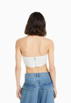 BERSHKA Bengaline - Débardeur - White 10 BERSHKA Bengaline - Débardeur - White -Stradivarius Soldes e7138e48e89447debb1c5790ab4c132a