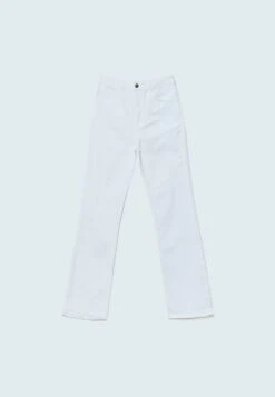Stradivarius Jean Droit - White -Stradivarius Soldes e7b7a0e56a8b4bc6bcf9dfded6f54727