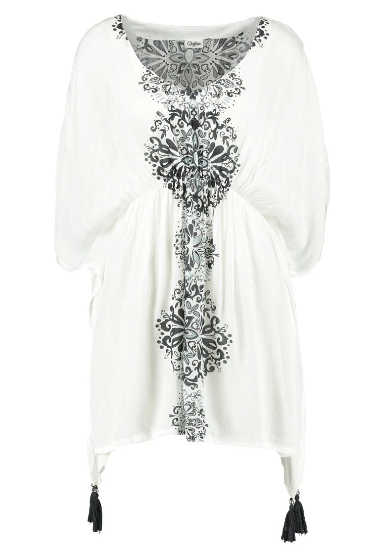 Buffalo Tunic - Accessoire De Plage - Weiß/Schwarz 8 Buffalo Tunic - Accessoire De Plage - Weiß/Schwarz – Image 6