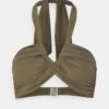 Seafolly Collective Halter Bandeau - Haut De Bikini - Dark Olive