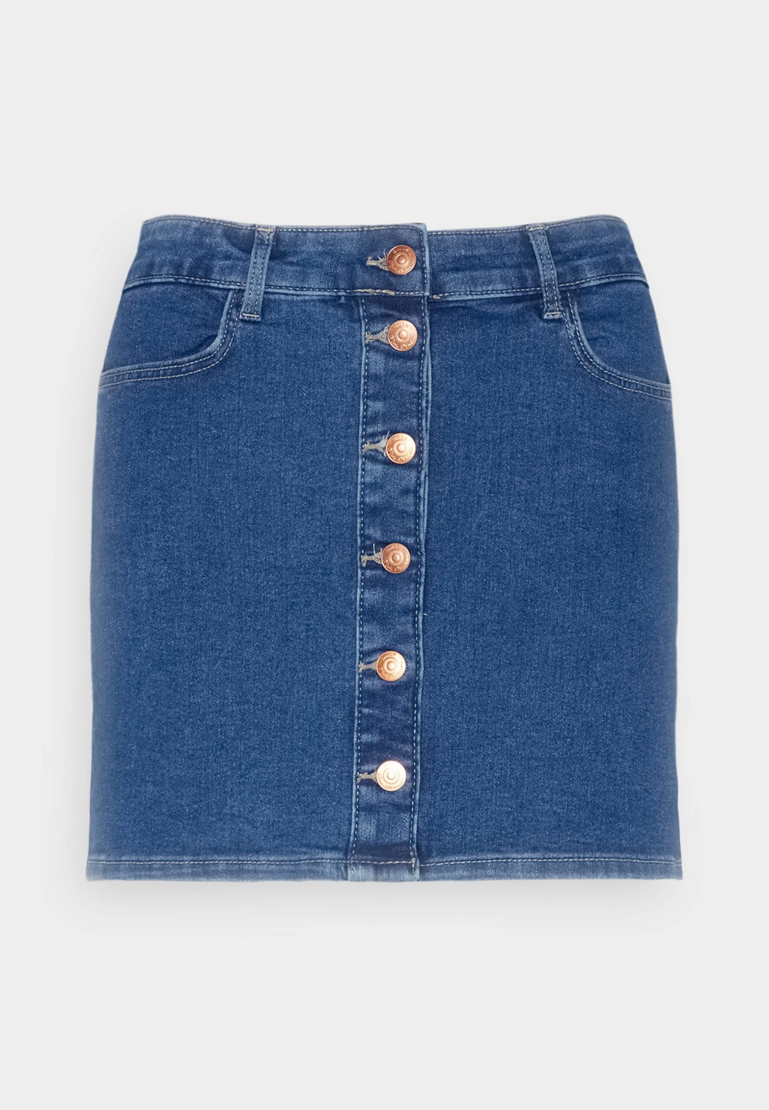ONLY Onldaisy Mini Skirt Pimbox - Jupe Crayon - Medium Blue Denim 7 ONLY Onldaisy Mini Skirt Pimbox - Jupe Crayon - Medium Blue Denim – Image 5