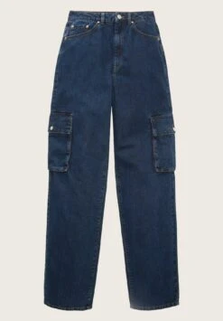 TOM TAILOR Denim Baggy - Jean Droit - Clean Dark Stone Blue Denim -Stradivarius Soldes ed7bfd11663040a9aa24ea060ff16830