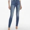 ONLY Onlforever High Life - Jeans Skinny - Medium Blue Denim