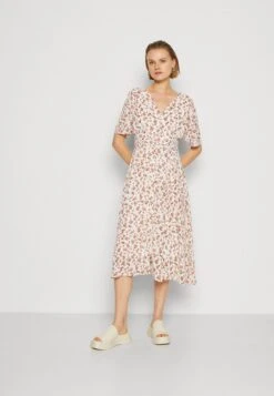 MOSS COPENHAGEN Neomina Rikkelie Shirt Dress - Robe Chemise - Persimmon