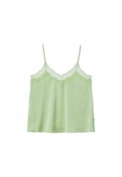 Stradivarius Trimmed - Débardeur - Green -Stradivarius Soldes ef36d6f194cb4fe6b24dac445b556bc9