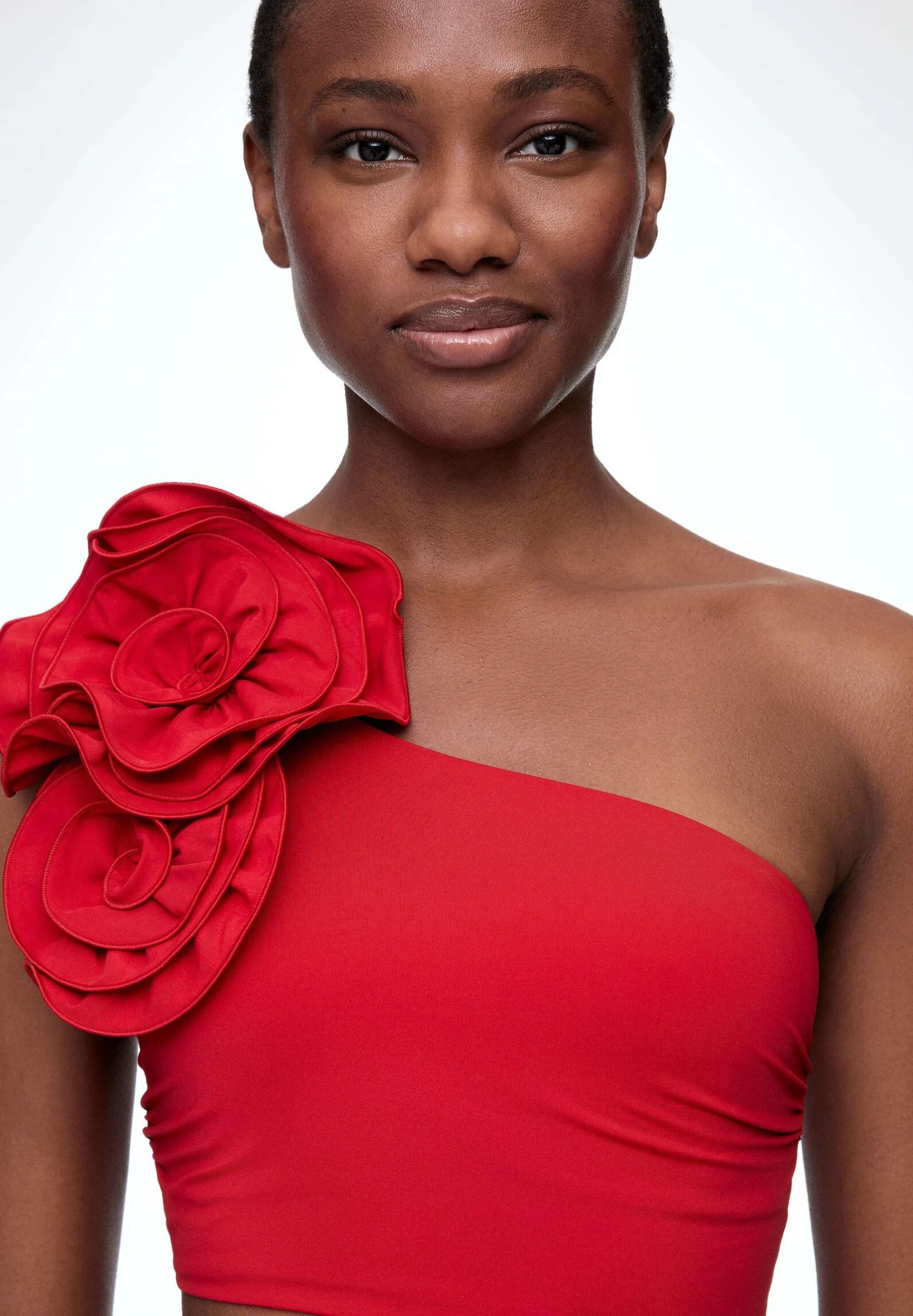 Oysho Floral Asymmetric - Maillot De Bain - Red 8 Oysho Floral Asymmetric - Maillot De Bain - Red – Image 6