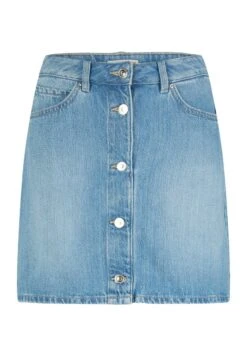 TOM TAILOR Denim Jupe Trapèze - Light Stone Bright Blue Denim -Stradivarius Soldes efd0d9075857496a84291c732133fe80
