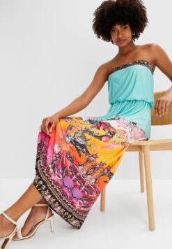 Bandeau - Robe Longue - Green -Stradivarius Soldes f025e5522b974041815a2d4935274466