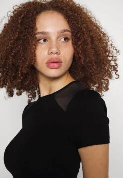 Even&Odd Robe En Jersey - Black -Stradivarius Soldes f0f458d7983b4bff97d008284f38455f