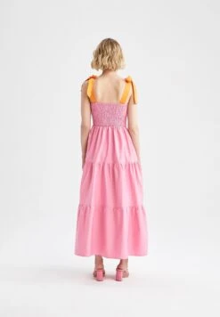 DeFacto Tiered - Robe Longue - Pink -Stradivarius Soldes f121e1346bb042368ad6dd046cd70a87