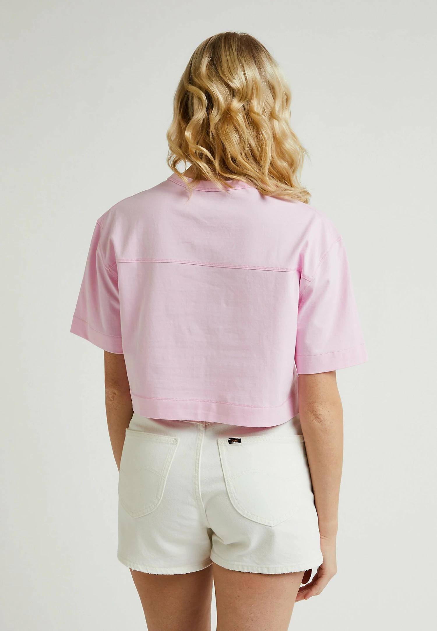 Lee Loose Cropped - T-Shirt Imprimé - Katy Pink 5 Lee Loose Cropped - T-Shirt Imprimé - Katy Pink – Image 3