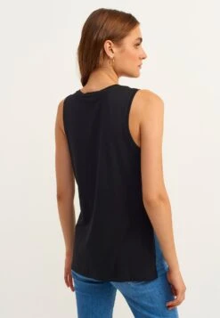 Débardeur - Black -Stradivarius Soldes f30ed40af63640e8b668f0b73a95beac