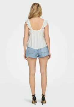 ONLY Gerüschtes - Blouse - Cloud Dancer -Stradivarius Soldes f55ac0be2b884de2b36c94b588c4264d