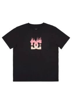 DC SHOES Star Flamefriend - T-Shirt Imprimé - Black