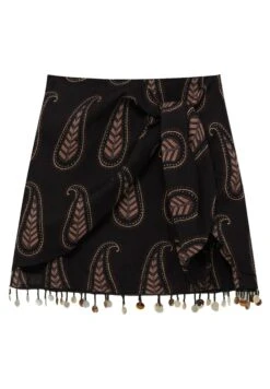 PULL & BEAR Mirrored - Jupe Trapèze - Black 15 PULL & BEAR Mirrored - Jupe Trapèze - Black -Stradivarius Soldes f57e7042411b4d92851d5cf2247eca6d