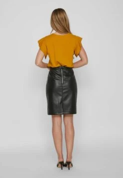 Vila Beschichteter - Minijupe - Black -Stradivarius Soldes f698e08a79924081b237255043ce1622