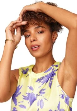 Tamaris Aveiro Aop - Blouse - Gelb -Stradivarius Soldes f6f89bb1287249939416bbb1ecabf837