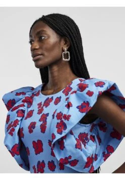 Yasnellie Dress - Robe De Soirée - Ethereal Blue -Stradivarius Soldes f7c8f8978c3e4d0fa25f8cf46cc07bcb