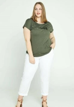 Hope - T-Shirt Imprimé - Khaki 16 Hope - T-Shirt Imprimé - Khaki -Stradivarius Soldes f8726d25248241d68a52b0680a67ca4c