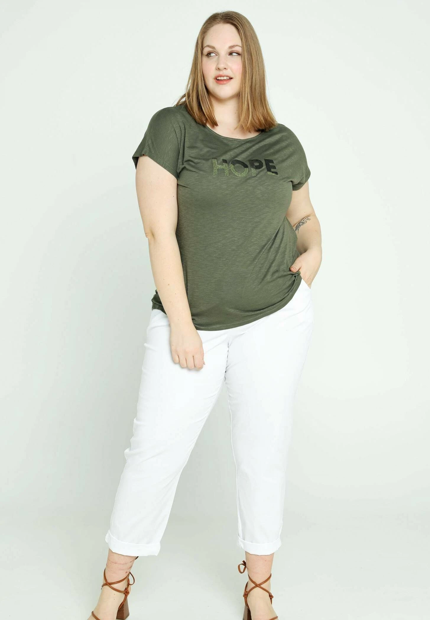 Hope - T-Shirt Imprimé - Khaki 7 Hope - T-Shirt Imprimé - Khaki – Image 5